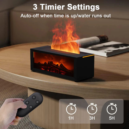 Aroma Humidifier Flame Essential Oil Diffuser